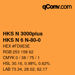 Farbcode: HKS N 3000plus - HKS N 6 N-80-0 | qconv.com