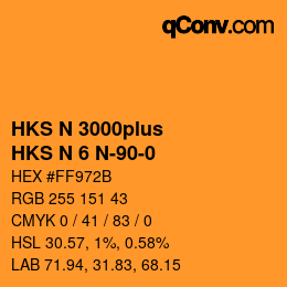 カラーコード: HKS N 3000plus - HKS N 6 N-90-0 | qconv.com