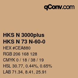 カラーコード: HKS N 3000plus - HKS N 73 N-60-0 | qconv.com