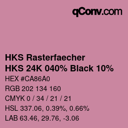 Code couleur: HKS Rasterfaecher - HKS 24K 040% Black 10% | qconv.com
