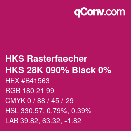 Farbcode: HKS Rasterfaecher - HKS 28K 090% Black 0% | qconv.com
