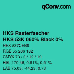 Color code: HKS Rasterfaecher - HKS 53K 060% Black 0% | qconv.com