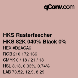 Código de color: HKS Rasterfaecher - HKS 82K 040% Black 0% | qconv.com