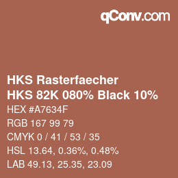 Color code: HKS Rasterfaecher - HKS 82K 080% Black 10% | qconv.com
