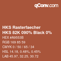 Código de color: HKS Rasterfaecher - HKS 82K 090% Black 0% | qconv.com