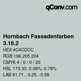 カラーコード: Hornbach Fassadenfarben - 3.16.2 | qconv.com