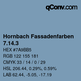 カラーコード: Hornbach Fassadenfarben - 7.14.3 | qconv.com