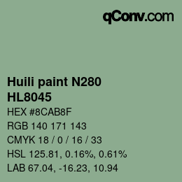 Code couleur: Huili paint N280 - HL8045 | qconv.com