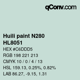 Farbcode: Huili paint N280 - HL8051 | qconv.com