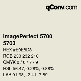 Farbcode: ImagePerfect 5700 - 5703 | qconv.com