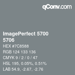 颜色代码: ImagePerfect 5700 - 5706 | qconv.com