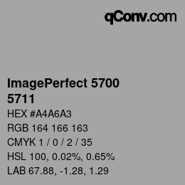 Farbcode: ImagePerfect 5700 - 5711 | qconv.com