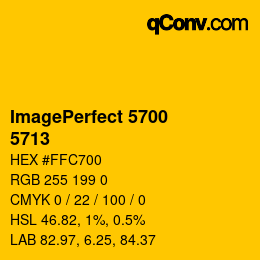 颜色代码: ImagePerfect 5700 - 5713 | qconv.com