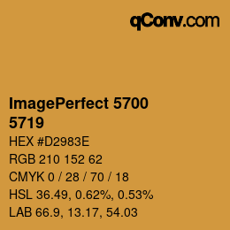 颜色代码: ImagePerfect 5700 - 5719 | qconv.com