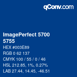 颜色代码: ImagePerfect 5700 - 5755 | qconv.com