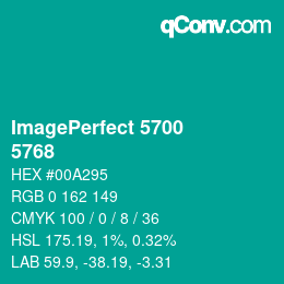 Código de color: ImagePerfect 5700 - 5768 | qconv.com