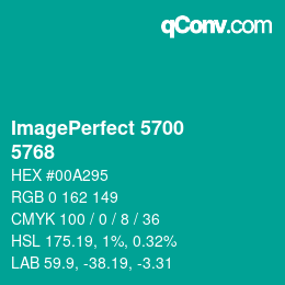 颜色代码: ImagePerfect 5700 - 5768 | qconv.com