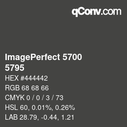 颜色代码: ImagePerfect 5700 - 5795 | qconv.com