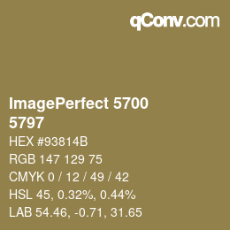 颜色代码: ImagePerfect 5700 - 5797 | qconv.com