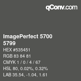 颜色代码: ImagePerfect 5700 - 5799 | qconv.com