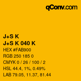 Farbcode: J+S K - J+S K 040 K | qconv.com