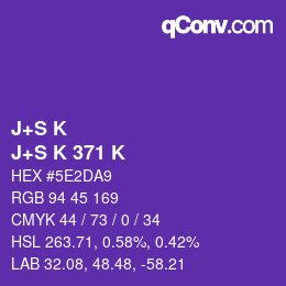 Farbcode: J+S K - J+S K 371 K | qconv.com