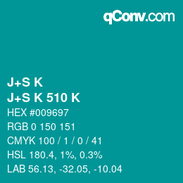 カラーコード: J+S K - J+S K 510 K | qconv.com