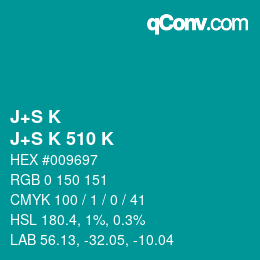 カラーコード: J+S K - J+S K 510 K | qconv.com