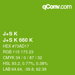 Farbcode: J+S K - J+S K 660 K | qconv.com