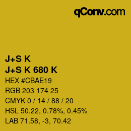 カラーコード: J+S K - J+S K 680 K | qconv.com