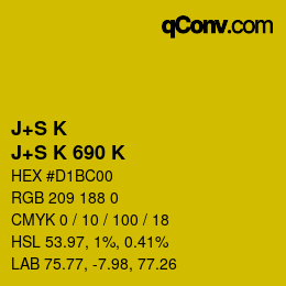 Código de color: J+S K - J+S K 690 K | qconv.com