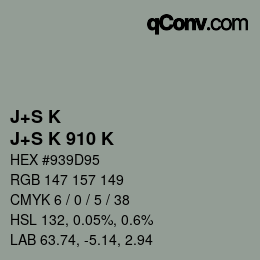 Farbcode: J+S K - J+S K 910 K | qconv.com