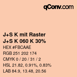 Farbcode: J+S K mit Raster - J+S K 060 K 30% | qconv.com