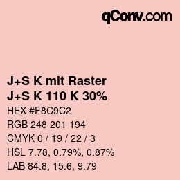 Code couleur: J+S K mit Raster - J+S K 110 K 30% | qconv.com