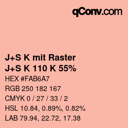 Farbcode: J+S K mit Raster - J+S K 110 K 55% | qconv.com