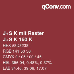 Farbcode: J+S K mit Raster - J+S K 160 K | qconv.com