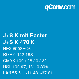 Farbcode: J+S K mit Raster - J+S K 470 K | qconv.com