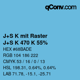 Farbcode: J+S K mit Raster - J+S K 470 K 55% | qconv.com