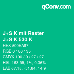 Farbcode: J+S K mit Raster - J+S K 530 K | qconv.com