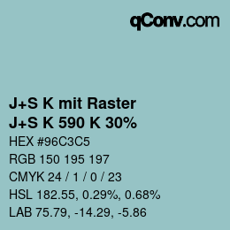 Farbcode: J+S K mit Raster - J+S K 590 K 30% | qconv.com
