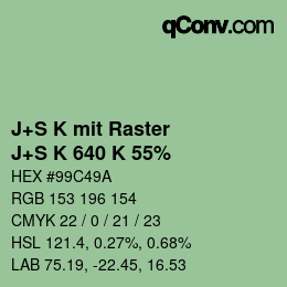 Farbcode: J+S K mit Raster - J+S K 640 K 55% | qconv.com