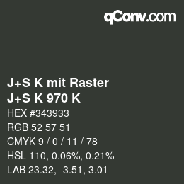 Farbcode: J+S K mit Raster - J+S K 970 K | qconv.com