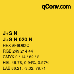 Código de color: J+S N - J+S N 020 N | qconv.com