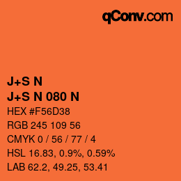 Farbcode: J+S N - J+S N 080 N | qconv.com