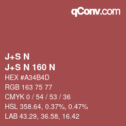 Farbcode: J+S N - J+S N 160 N | qconv.com