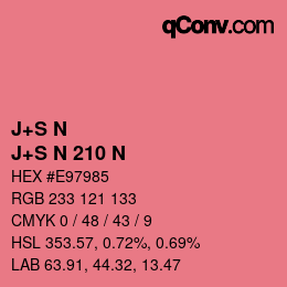 カラーコード: J+S N - J+S N 210 N | qconv.com