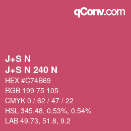 Farbcode: J+S N - J+S N 240 N | qconv.com