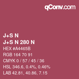 Farbcode: J+S N - J+S N 280 N | qconv.com