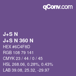 Farbcode: J+S N - J+S N 360 N | qconv.com