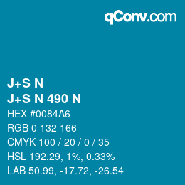 カラーコード: J+S N - J+S N 490 N | qconv.com